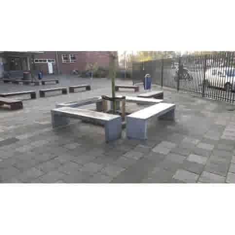 Tuinbank beton 180 cm licht antraciet