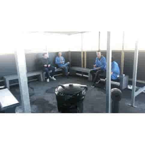 Tuinbank beton 180 cm licht antraciet