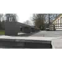 Tuinbank beton 180 cm licht antraciet