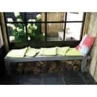 Tuinbank beton 150 cm licht antraciet