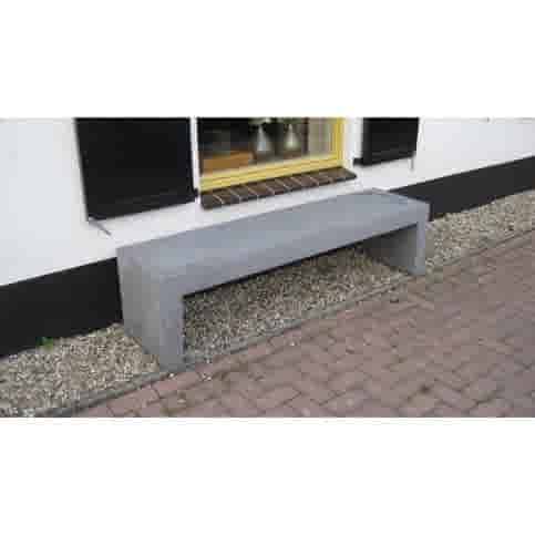 Tuinbank beton 150 cm licht antraciet