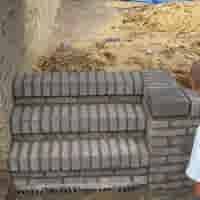 Hoeksteen antraciet 42x10 cm