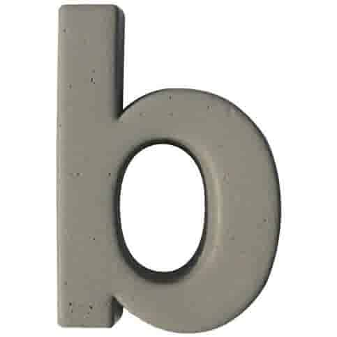 Beton letter b