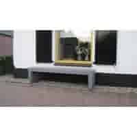 Tuinbank beton 180 cm licht antraciet