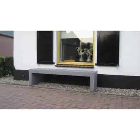 Tuinbank beton 180 cm licht antraciet