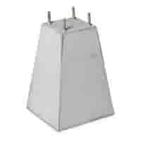 Betonpoer 15x15 en 35 cm hoog grijs M10