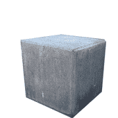 Kubus antraciet beton 50 cm
