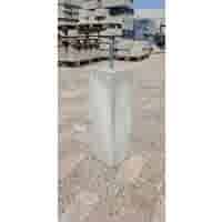 Betonpoer 15x15 en 50 cm hoog grijs M16