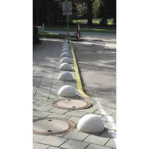 Parkeerbol grijs Ø50 cm