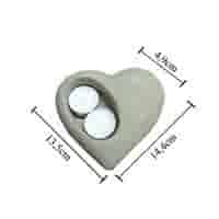 Waxinelichthouder Hart