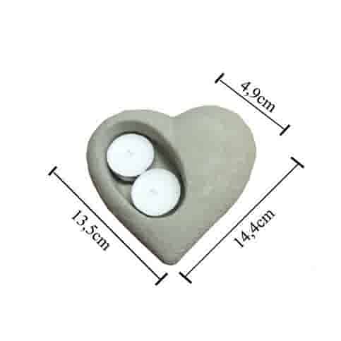 Waxinelichthouder Hart