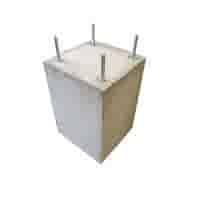 Betonpoer 30x30 en 47 cm hoog grijs M16