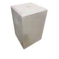 Betonpoer 30x30 en 50 cm hoog grijs M16