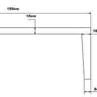 B-keus tuinbank grijs antraciet 150 cm