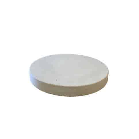 Ronde grijze staptegel 55 cm – Rustique Beton  met een natuurlijk geleefd karakter