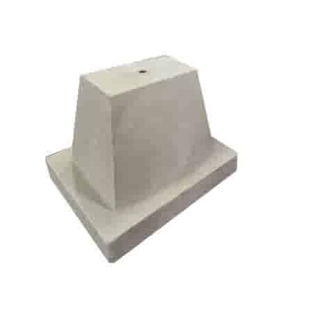 Betonpoer 32x42 en 32 cm hoog grijs M16