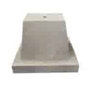 Betonpoer 32x42 en 32 cm hoog grijs M16