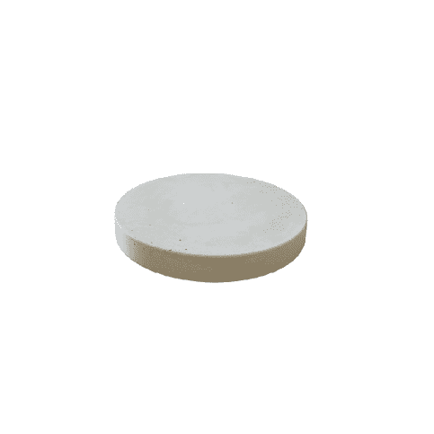 Ronde grijze staptegel 27 cm – Rustique Beton met een natuurlijk geleefd karakter