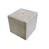 Betonpoer 40x40 en 40 cm hoog grijs M16