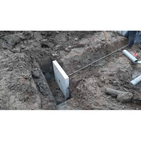 Ankerplaat beton 60x60 en 10 cm hoog