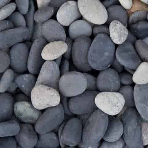 Beach pebbles 16/25 mm zwart zak 20 kg