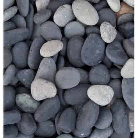 Beach pebbles 16/25 mm zwart zak 20 kg