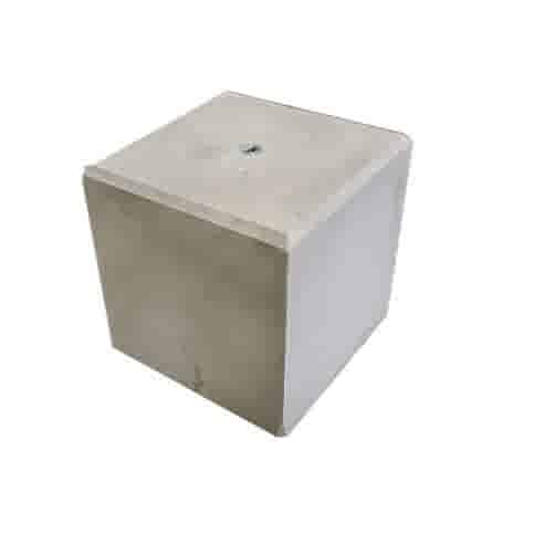 Betonpoer 50x50 en 50 cm hoog grijs M16