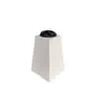 Betonpoer 16x16 en 32 cm hoog grijs incl. motorslot