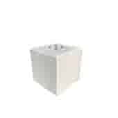 Betonpoer 30x30 en 30 cm hoog grijs M10 voor motorslot
