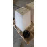Betonpoer 16x16 en 32 cm hoog grijs M10 voor motorslot