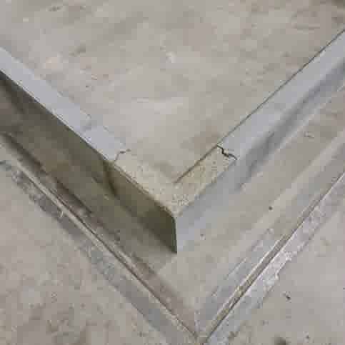 Opsluitband hoekstuk 5x15x15/15 cm grijs
