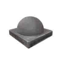 Parkeerbol groot op voet antraciet Ø50 cm