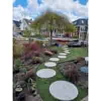 Ronde grijze staptegel 95 cm – Rustique Beton | Natuurlijk Geleefd Karakter