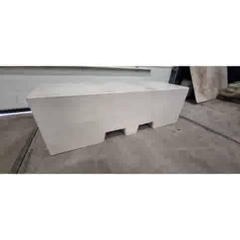 Afzetblok grijs beton met lepelgaten 156x50x50 cm