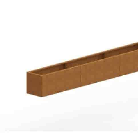 Cortenstaal plantenbak Texas XXL 300x30 cm