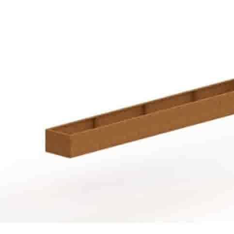 Cortenstaal plantenbak Texas XXL 480x60 cm
