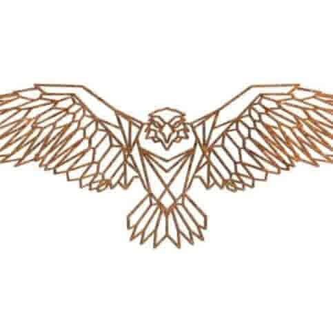Cortenstaal wanddecoratie Eagle