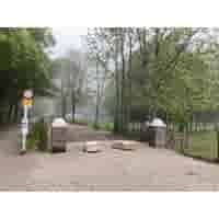 Parkeerbol groot op voet grijs Ø50 cm