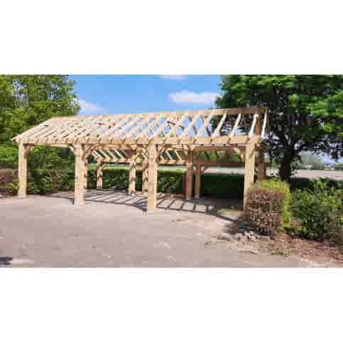 Betonpoer 25x25 en 60 cm hoog grijs M16