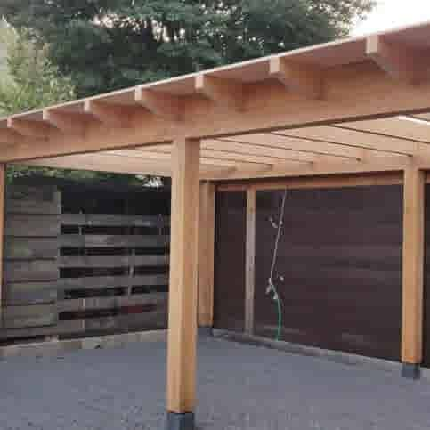 Betonpoer 15x15 en 60 cm hoog antraciet incl. hoogteverstelling