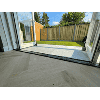 Betonnen Deurstopper met zwart touw 11 cm