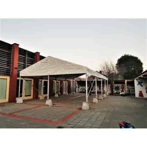 Betonpoer 25x25 en 70 cm hoog grijs M16 of M12