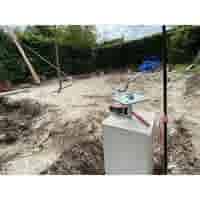 Betonpoer 15x15 en 50 cm hoog grijs M16