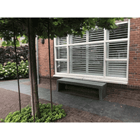 Tuinbank beton 180 cm licht antraciet