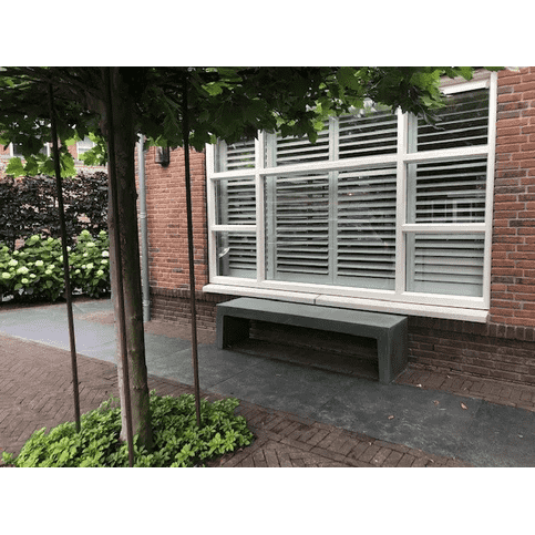 Tuinbank beton 180 cm licht antraciet