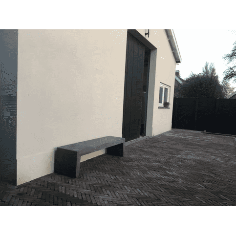 Tuinbank beton 180 cm licht antraciet