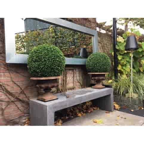 Tuinbank beton 150 cm licht antraciet