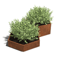 Cortenstaal plantenbak Denver special II 80 cm