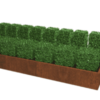 Cortenstaal plantenbak Texas XXL 320x80 cm
