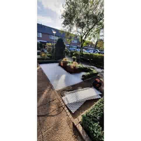 Grindmatten 120x80x3 cm wit